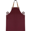 Custom Full Canvas Apron - Bordeaux