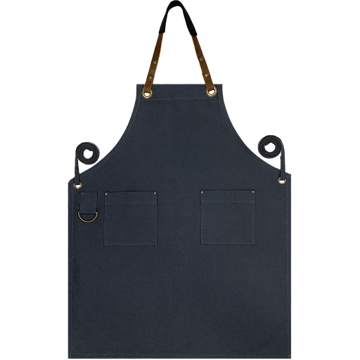 Custom Full Canvas Apron - Charcoal