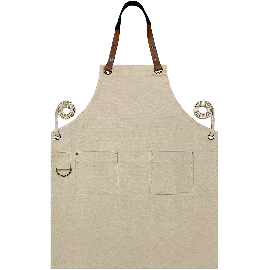 Full Canvas Apron - Natural