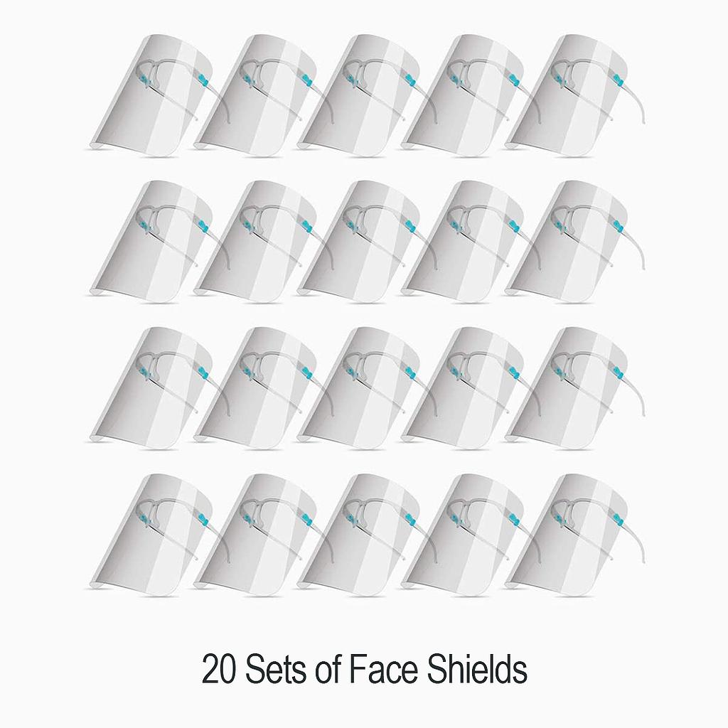 Easy Fit Front Of House Face Shield / 20 pack