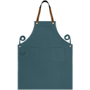 Custom Full Canvas Apron - Petrol