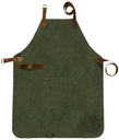 Custom Full Leather Apron - Cactus