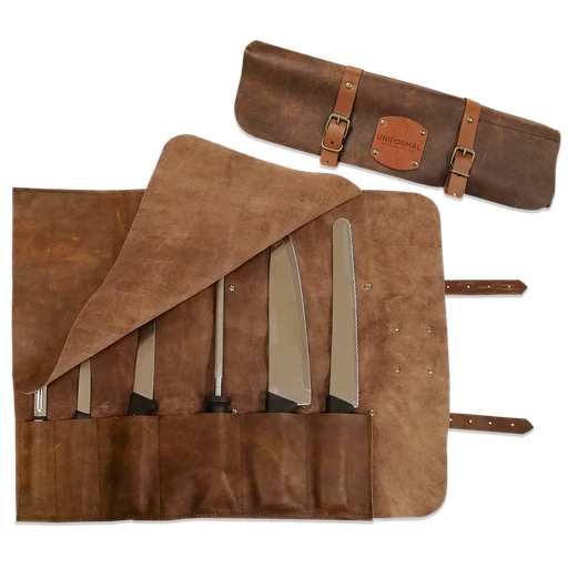 [UNI4910] Leather Knife Roll