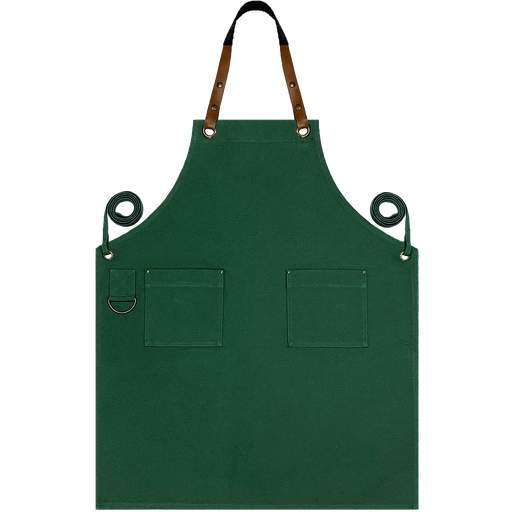 [UNI5157] Custom Full Canvas Apron - Forest