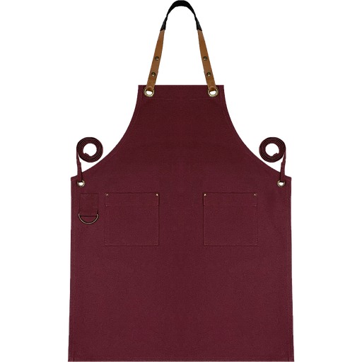 [UNI15] Custom Full Canvas Apron - Bordeaux