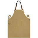 Custom Full Canvas Apron - Sand