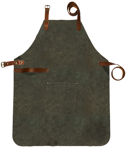 Full Leather Apron - Cactus