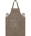 Custom Full Vintage Denim Apron - Buckwheat