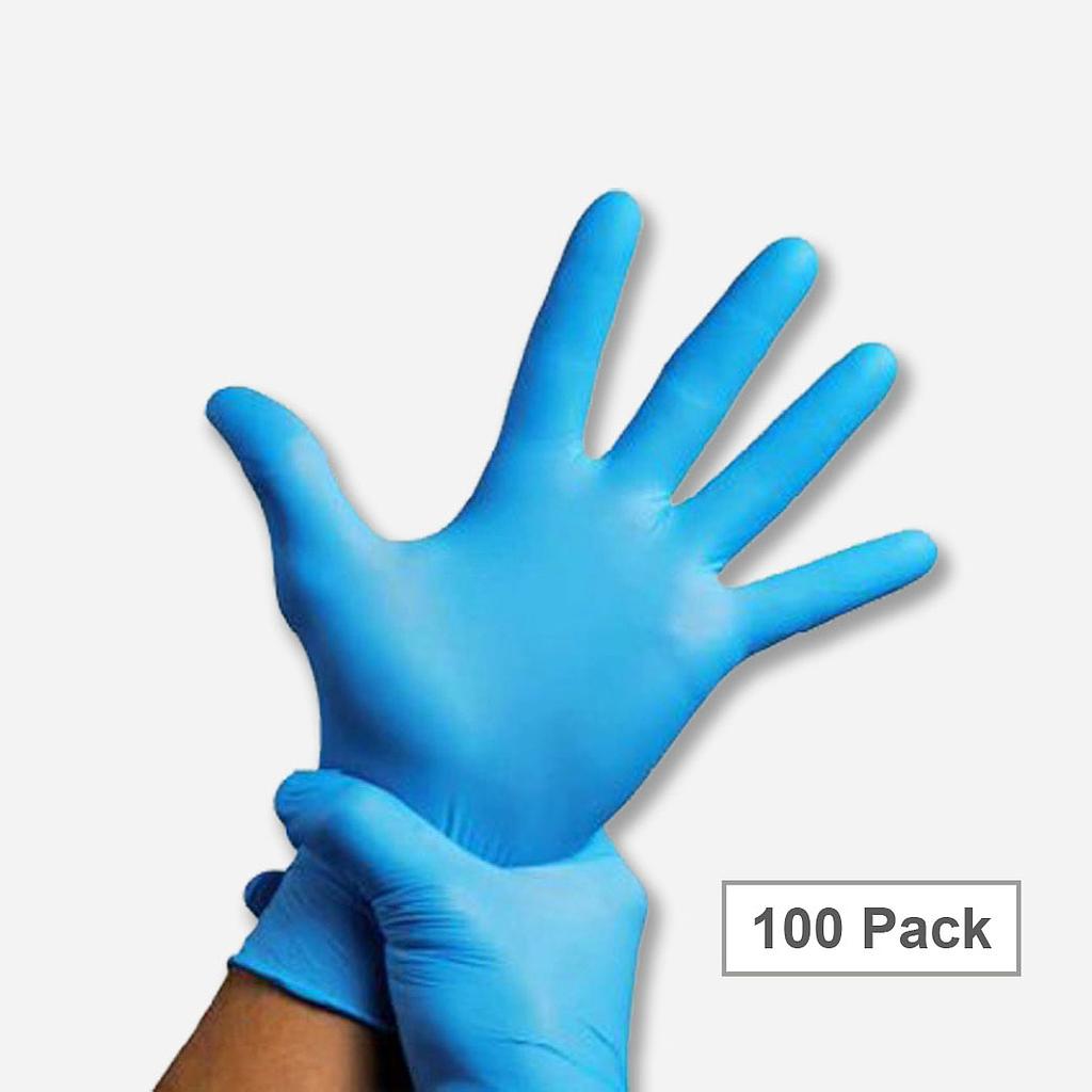 [UNI39787] Powder Free Disposable Gloves / 100 Pack
